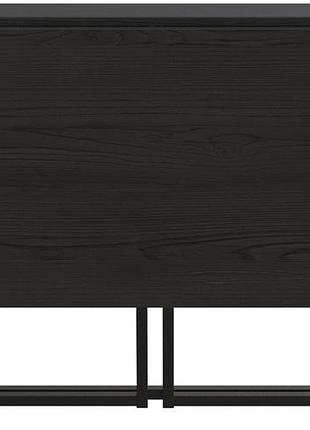 Стіл розкладний моріс ferrum-decor 750x1000x600 чорний метал дсп сосна кембра 16 мм (mori003)