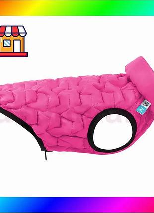 Bs курточка двостороння airyvest best mix uni, розмір xs 28, рожево-чорна bas77/n