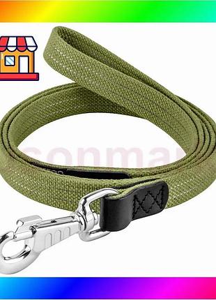 Bs повідець х/б тасьма best mix collar брезент (ширина 20мм, довжина 200см) bas77/n