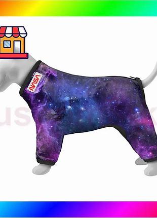 Bs вітровка для собак best mix waudog clothes, малюнок "nasa21", s32, 47-50 см, з 35-38 см bas77/n