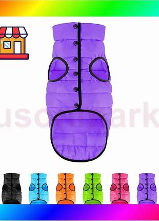 Bs курточка для собак best mix airyvest one, размер xs 22 фиолетовый bas77/n