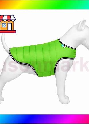 Bs курточка-накидка для собак best mix airyvest, xl, b 68-80 см, з 42-52 см салатовий bas77/n