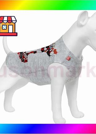 Bs майка для собак best mix waudog clothes, малюнок "харлі квін", m40, b 62-68 см, з 35-40 см bas77/n