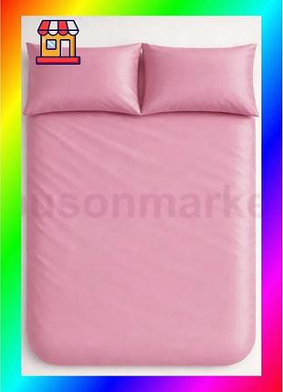 Bs пододеяло на молнии best mix ecotton двуспальное 180х215 см сатин розовый мягкое постельное белье д bas77/n