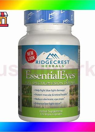 Bs комплекс для защиты best mix и улучшения зрения essentialeyes ridgecrest herbals 120 гелевых капсул bas77/n