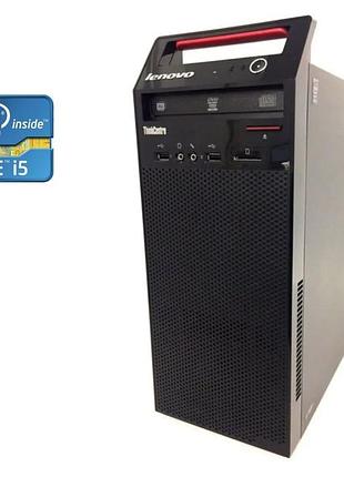 Пк lenovo thinkcentre edge 72 tower / intel core i5-3470s (4 ядра по 2.9 - 3.6 ghz) / 8 gb ddr3 / 120 gb ssd + 750 gb hdd / intel