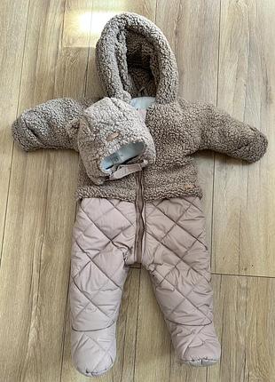 Зимний детский комбинезон бренда mag baby