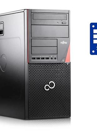 Пк б-класс fujitsu esprimo p756 e90+ tower / intel core i3-6100 (2 (4) ядра по 3.7 ghz) / 8 gb ddr4 / 240 gb ssd + 320 gb hdd /