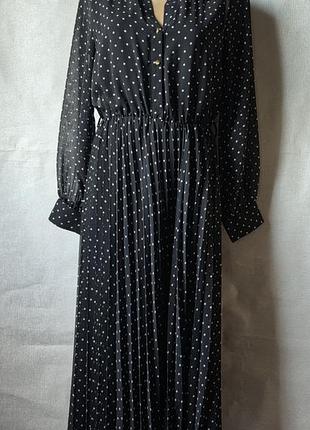 Платье женское плиссе, zara, размер l