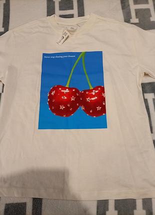 Базовая новая футболка zara 46-50