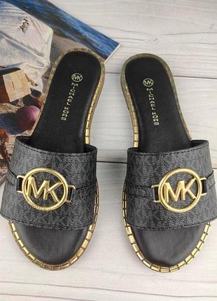 Женские шлепанцы michael kors майкл корс