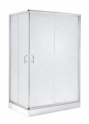 Душевая кабина lidz wawel sc100x80.sat.low.fr, стекло frost 5 мм + lidz душевой поддон kapielka st100x80х14