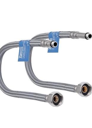 Шланг для подключения смесителя thermo alliance standart (пара) 100 см nylon m10x1/2"в tas386w100