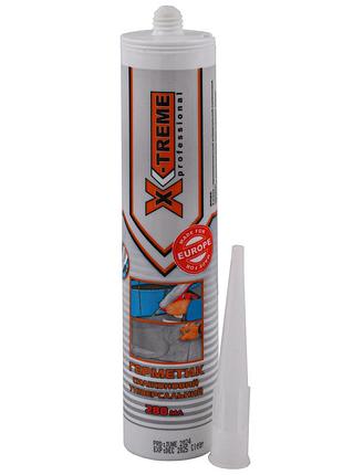 Герметик на силиконовой основе универсальный 280мл прозрачный x-treme