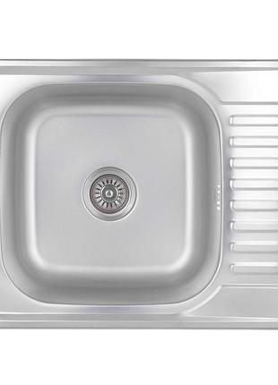 Кухонна мийка brinex 5848 0,8 мм micro decor (brin5848mdec08)