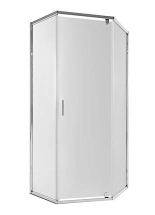 Душевая кабина qtap scorpio crm10115-ac6 100x100 см, стекло clear 6 мм, покрытие calcless, без поддона