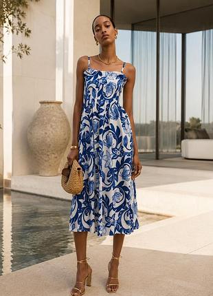 Плаття сарафан міді h&m, m/s
