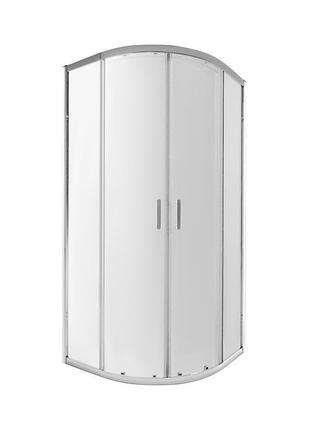 Душевая кабина qtap taurus crm1099ac6 90х90 см, стекло clear 6 мм покрытие calcless, без поддона
