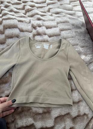 Жіночий топ primark cares з рукавами бежевий
