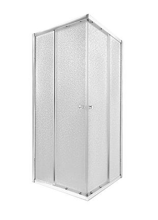 Душевая кабина qtap presto crm1099sp5 90х90 см, стекло pear 5 мм без поддона