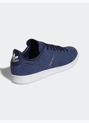 Adidas кеди stan smith blue suede замша