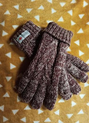Перчатки женские вязаные на тенсулейте mountain warehouse, one size (7,5-8,5)