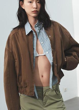 Бомбер zara, размер s