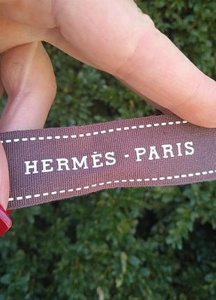 Лента для завязки подарков от известного бренда hermes в идеальном состоянии,длина 2,15м, цвет коричневый