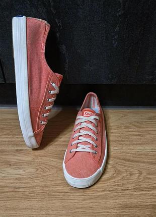 🤍 стильные текстильные кеды keds в нежном цвете 🤍