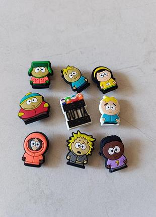 Джибітси прикраси для взуття jibbitz by crocs south park