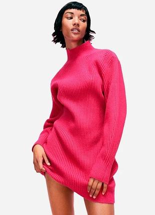 Сукня в'язана коротка жіноча h&m