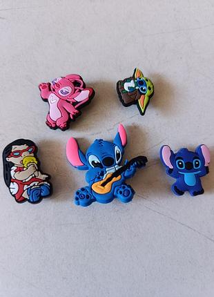 Джибітси прикраси для взуття jibbitz by crocs stitch