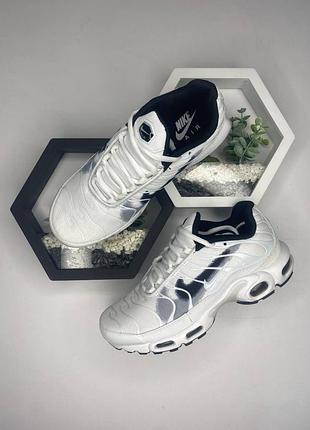 Стильные кроссовки nike air max tn plus white