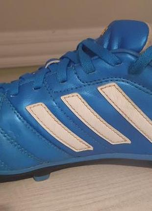 Шкіряні копочки бутси adidas 11nova fg (m17728) оригінал — розмір 38 (24 см)