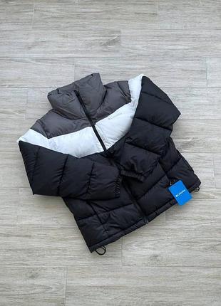 Оригінальна жіноча зимова куртка columbia puffect color blocked jacket wl9725-010 пуховик новий
