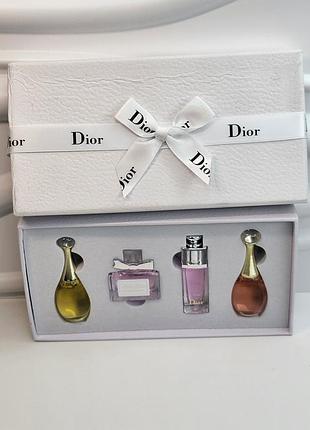 Dior miniature fragrance collection 4 × 5 мл