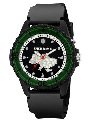 Годинник наручний awarder 031 ukraine black-green