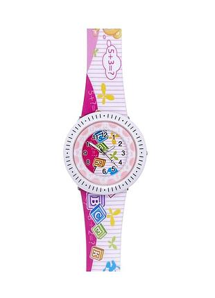 Детские часы better 009 happy day white-pink