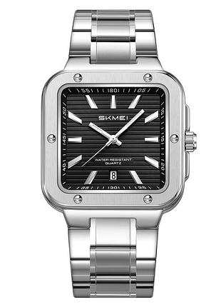 Мужские наручные часы skmei 9403bk black в классическом черном цвете