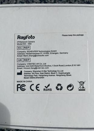 Міні камера rayfoto x9d 2