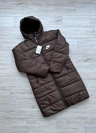 Оригінал! сша! жіноча тепла парка nike sportswear therma-fit repel hooded parka dx1798-237 куртка новий стан