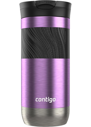 Термочашка кружка термокружка contigo byron 16 pansy 470 мл