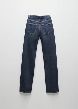 Синие джинсы прямого кроя zara оригинал unit.03 джинси зара4 фото