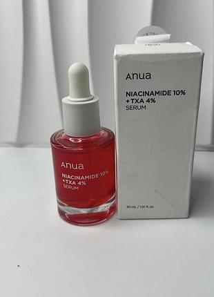 Anua niacinamide 10% + txa 4% serum 30 мл