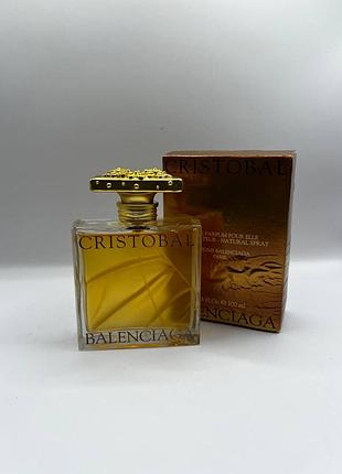 Рідкісний вінтаж cristobal balenciaga eau de parfum, 100 мл
