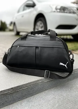 Спортивная сумка puma фитнес кожаная