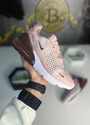 Стильные женские кроссовки nike nike air max 270 barely rose