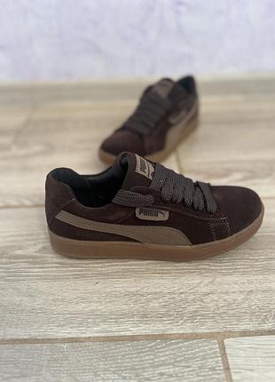 Жіночі шкіряні кросівки «puma».