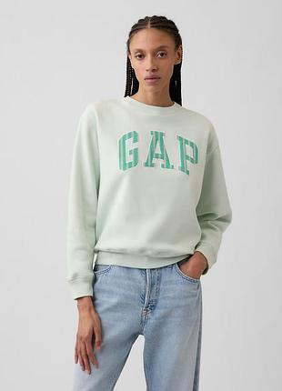 Свитшот женский на флисе gap с логотипом