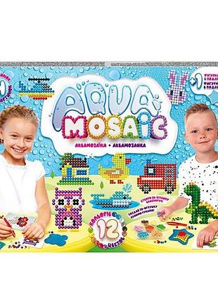 Набор креативного творчества "aqua mosaic" am-01-03, 12 цветов бусинок